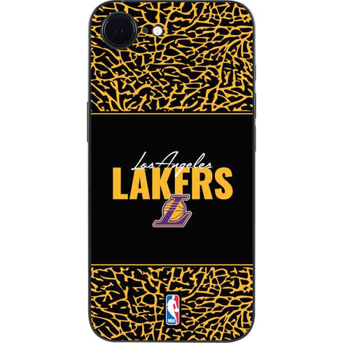 NBA Los Angeles Lakers Elephant Print iPhone 16e Skin